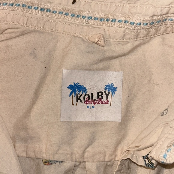 Kolby Short Sleeve Printed Button Up - Picture 3 of 6